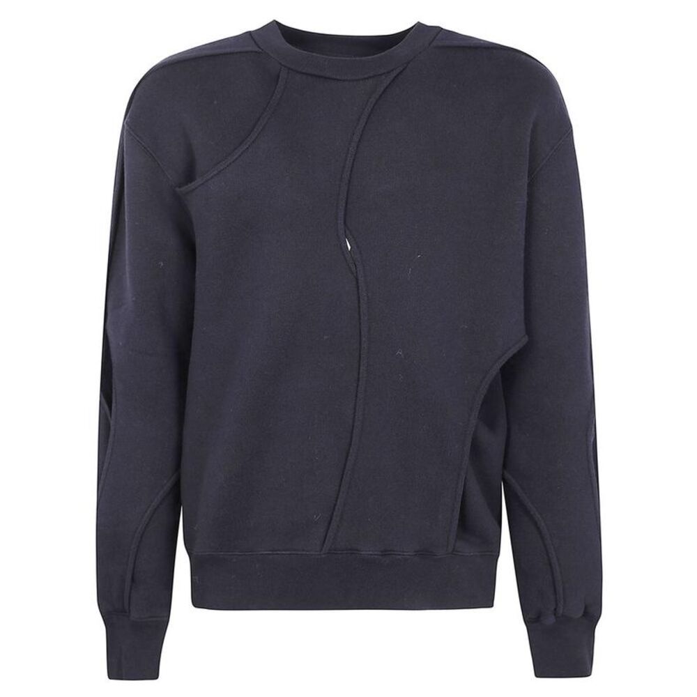 AXEL ARIGATO Asymmetric Seam Sweatshirt Men BLACK Sweaters & Cardigans